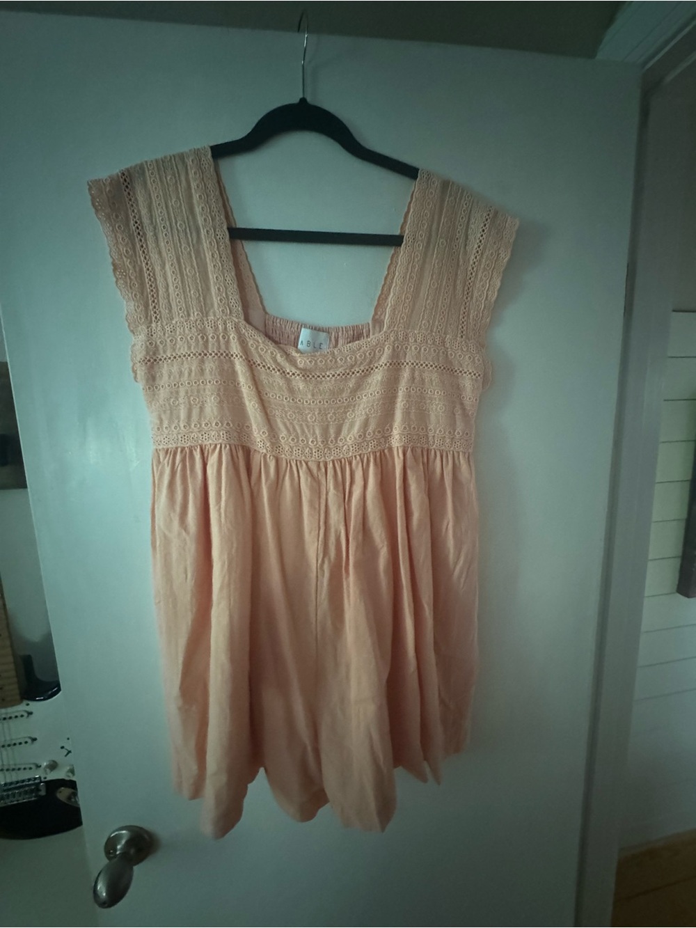 Coral boutique romper